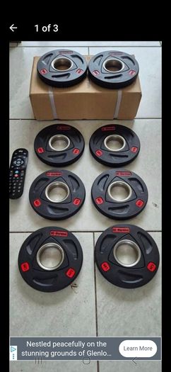 8x1.25kilo fractional olympic plates