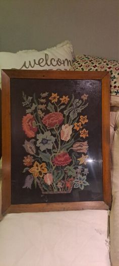 Framed Antique Tapestry