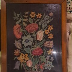 Framed Antique Tapestry