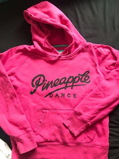 Pineapple Dance, pink hoodie