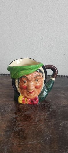 Royal Doulton Miniature Jug - Sairy Gamp - Miniature Jug D 6045 by Leslie Harradine & Harry Fenton