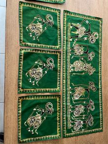 Vintage New Indonesia Table Runner + 6 napkins