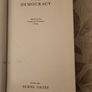 For Democracy. Edited By The 'people And Freedom' Group. Published By Burns Oats London 1939 First Edition Hardback In Good Condition. See Photos For Same. Image 6