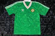 REPUBLIC OF IRELAND adidas home football jersey shirt 1990 - 1992 original NO SPONSOR World Cup Italia 90