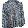 Paul Costelloe abstract pastel satin blouse NWoT Image 2
