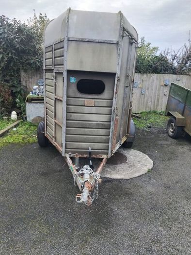 horse box open to offers sound box double treated floor no rot this box has perfect Strong sides will do cattle either make brilliant coffee box