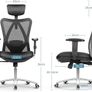 mfavour Ergonomic Office Chair Image 5