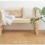 Decorative Outdoor and Indoor 2 Seater Wooden Garden Bench Image 3