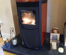 Wood pellet stove