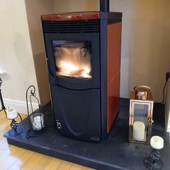 Wood pellet stove