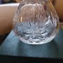Heavy small Edinburgh Crystal posy, perfect Image 4
