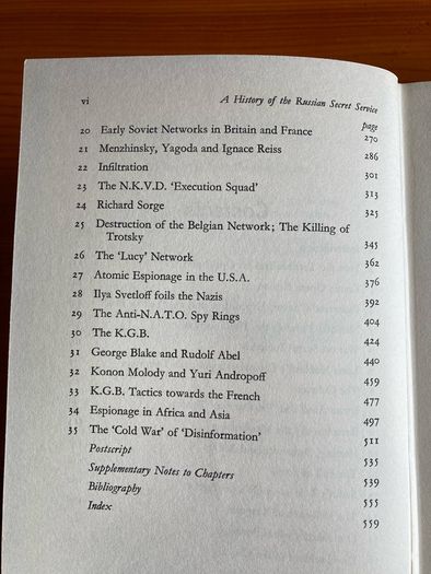 War / History Book: 'A History Of The Russian Secret Service'
