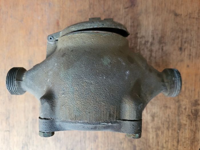 Vintage Rockwell Brass Water Meter
