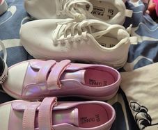 Bag of girls shoes