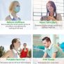 Portable Neck Fan Bladeless Hands Free Usb Rechargeable Battery Operated Neck Fans with 360 Degree Cooling, 3 Speeds Personal Headphone Design Mini Small Leafless Fan for Men Women Adult Kids Image 8