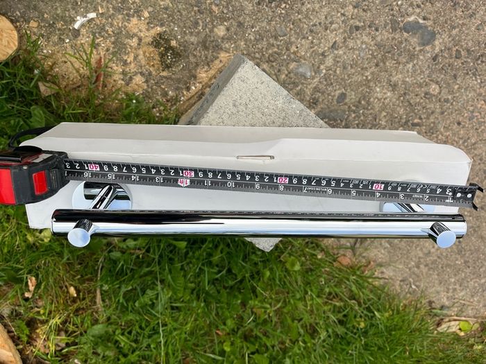 Grab Rails (x2) Chrome - 400mm Long