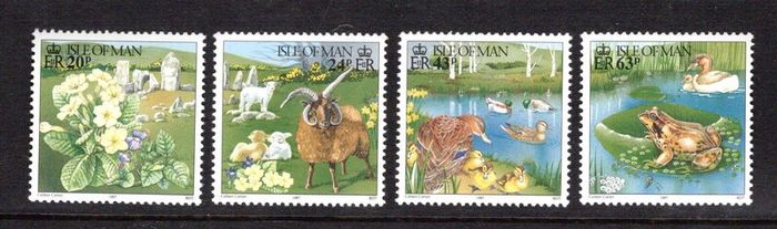 1997 Isle of Man Spring in Man Commemorative Stamps Mint Never Hinged (MNH)