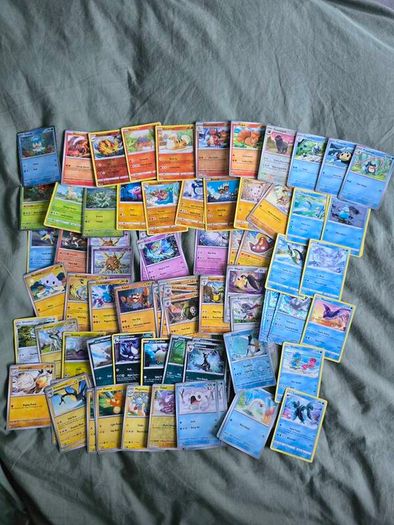 Large Pokemon TCG Card Bundle with Paldea Evolved Deck Box & Accessories
