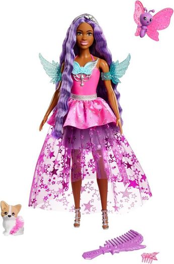 Barbie Netflix A Touch of Magic Doll A Hidden Spell with 2 Fantastic Animals 7"