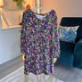 Lefties Girls Floral Faux-Wrap Dress Age 4-5 Years /EU 110cm BNWOT Image 7