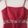 Red Chiffon Debs Dress Image 2