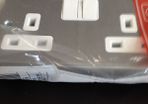 Four MK twin sockets for sale