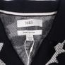 Marks & Spencer Black Cream White Floral Pattern Button Up Cotton Shirt Mens Size L Image 2