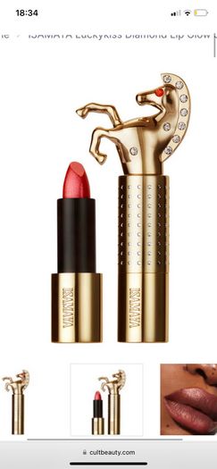 Isamaya diamond lip glow lipstick in bluff