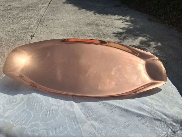 Mid Century Rhodesian Copper Tray(23x11 inches)