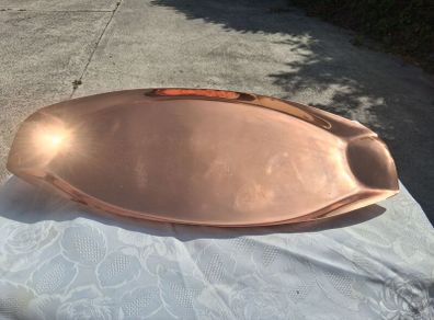 Mid Century Rhodesian Copper Tray(23x11 inches)
