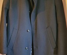 Bugatti Mens Wool Coat Black Size 50