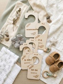 Wooden Baby Closet Dividers Bundle