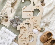 Wooden Baby Closet Dividers Bundle