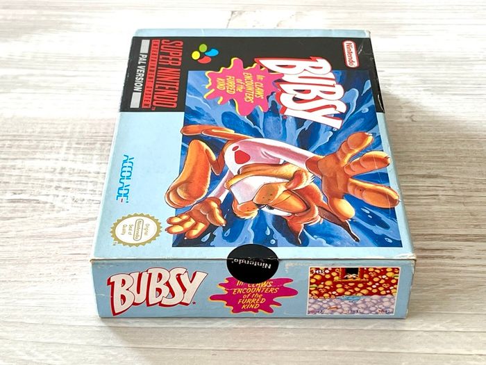 Bubsy for Nintendo SNES Boxed