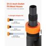 690W Submersible Sump Pump, 17500 L/H, PP-GF20 Submersible Sewage Dirty Clean Water Pump with Automatic Float Switch, Long Cord, 9M Max Lift, Image 3