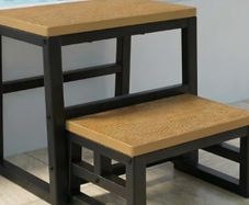 2 Step Stool Stackable for Adults Kids, Waterproof HDPE Kitchen Stools with Non-Slip Top, Heavy Duty Footstool Supports up to 230 kg, All-Weather Step Ladder for Bedroom, Bathroom, Hot Tub, Toilet
