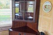 Beautiful Mid-Century Style Vintage Corner Display Cabinet / China Hutch