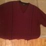 Mens jumper. Size Medium. Wine. New Image 4