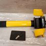 BLOKAUTO Steering Claw, Steering Wheel Lock for Cars, Mobile Homes, Trucks, Universal,Yellow Image 3