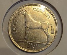 1939 irish silver half crown