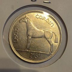 1939 irish silver half crown