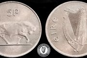 Ireland - 1969 - 5 Pence - Bull - KM.22 - [2393]