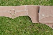 Leather Suede Belt