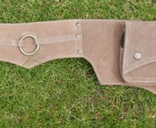 Leather Suede Belt