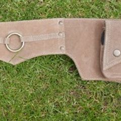 Leather Suede Belt
