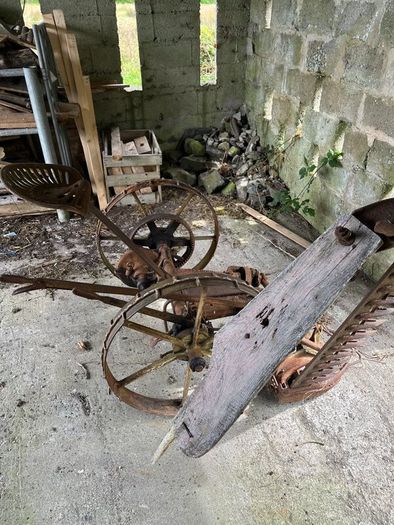 Vintage Pierce Horse-Drawn Finger Bar Mower