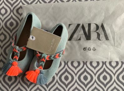Zara Baby Ballet Pumps UK4.5 junior