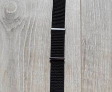 Apple Watch Premium Black Woven Nylon Watch Band