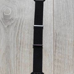 Apple Watch Premium Black Woven Nylon Watch Band