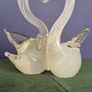 tall signed Franco Moretti venetian swans Image 6